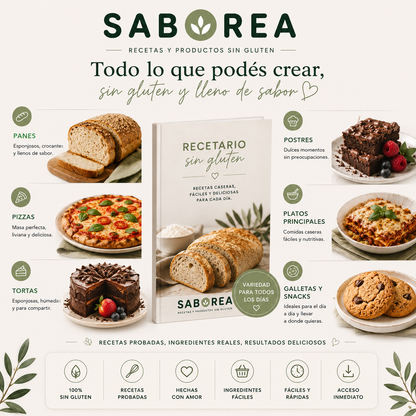 Volvé a disfrutar de tus comidas favoritas, ahora 100% sin gluten.
